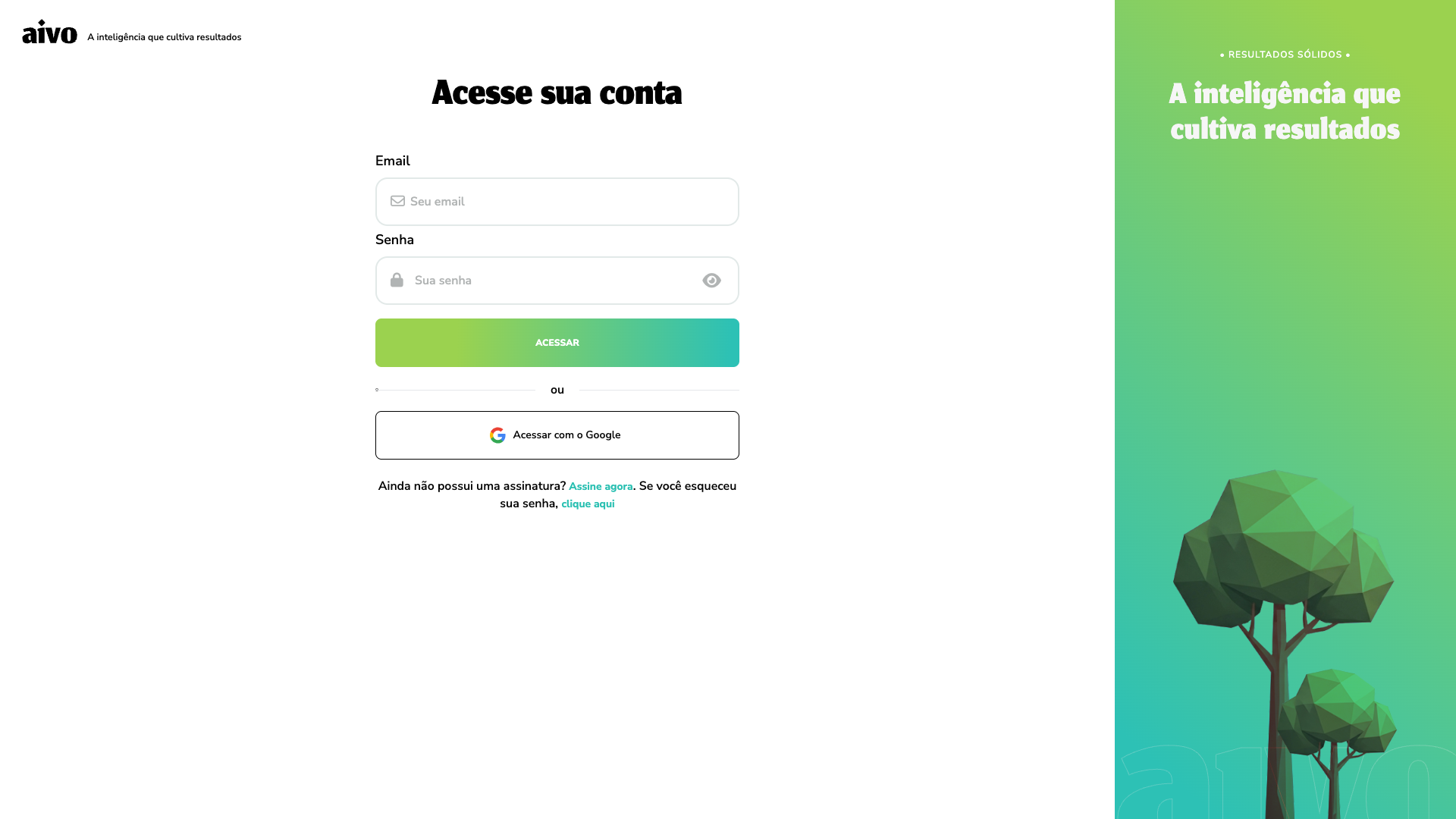 Tela de Login